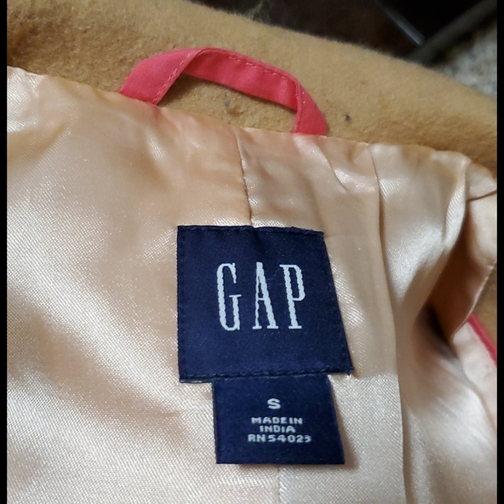 Wool Camel Pea Coat - Picture 13 of 13